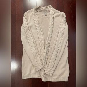 Banana Republic cable knit cardigan